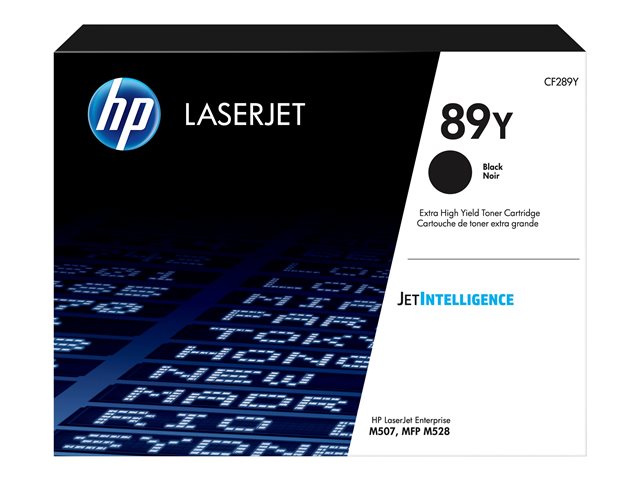 HP 89Y - High capacity - black - original - LaserJet - toner cartridge (CF289Y) - for LaserJet Enterprise M507, MFP M528, LaserJet Enterprise Flow MFP M528