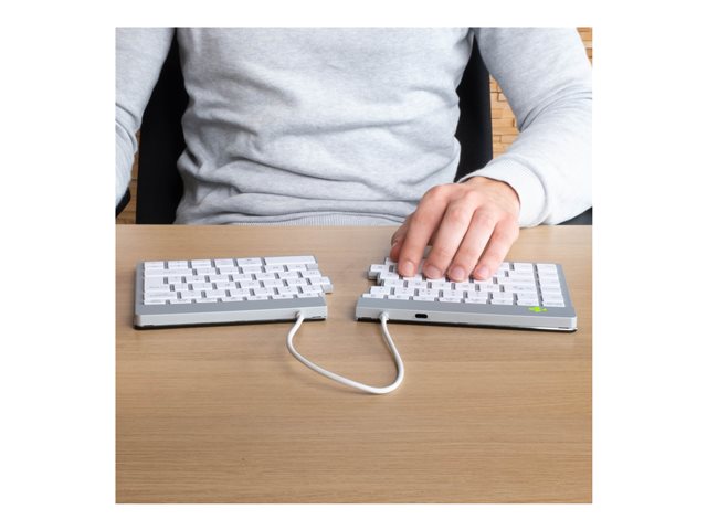 ErgonomicKB Split QWERTY(ND) Bluet white