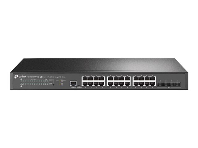 TP-Link JetStream TL-SG3428XPP-M2 V1 - Switch - L2+ - Managed - 16 x 10/100/1000/2.5G (PoE+) + 8 x 10/100/1000/2500 (PoE++) + 4 x 10 Gigabit SFP+ - rack-mountable - PoE++ (500 W)