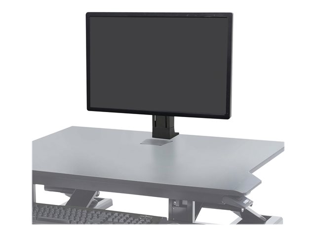 Ergotron WorkFit - Mounting kit (desk stand) - for LCD display - black - screen size: up to 24\" - for P/N: 33-467-921, 33-468-921