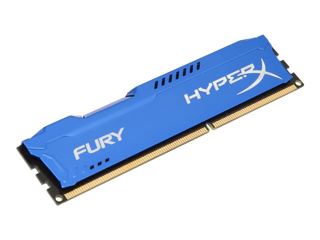 HyperX FURY - DDR3 - module - 8 GB - DIMM 240-pin - 1600 MHz / PC3-12800 - CL10 - 1.5 V - unbuffered - non-ECC - blue