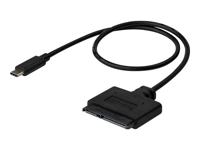 StarTech.com USB C to SATA Adapter - External Hard Drive Connector for 2.5'' SATA Drives - SATA SSD / HDD to USB C Cable (USB31CSAT3CB) - Storage controller - 2.5\", 3.5\" - SATA 6Gb/s - USB 3.1 (Gen 2) - black