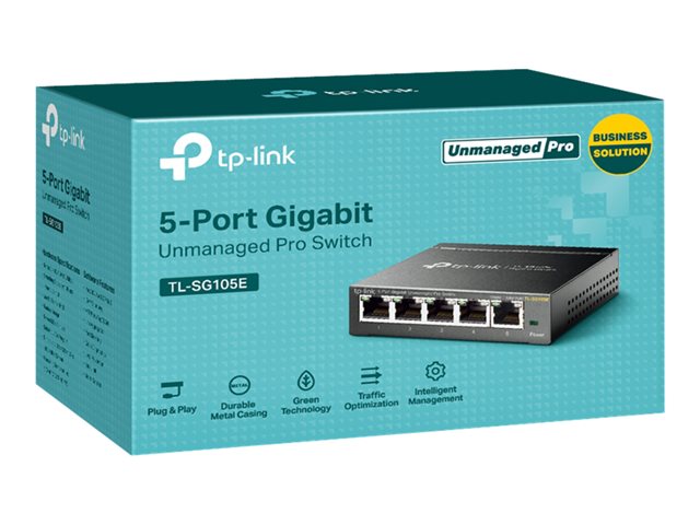 TP-Link Easy Smart TL-SG105E - Switch - 5 x 10/100/1000 - desktop
