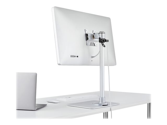 StarTech.com Single Monitor Stand - Adjustable - Supports Monitors 12\" to 34\" - Premium - Single Screen VESA Monitor Mount Stand - Silver (ARMPIVSTND) - Mounting kit (desk stand, feet, wrench, screws, cable clip) - for LCD display - plastic, steel - silver - screen size: 12\"-34\"