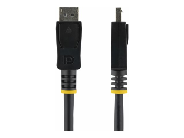 StarTech.com 2m Certified DisplayPort 1.2 Cable M/M with Latches DP 4k - DisplayPort cable - DisplayPort (M) to DisplayPort (M) - 2 m - latched - black