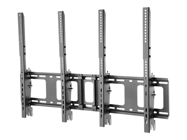 Neomounts NS-WMB200P - Bracket - for 2 LCD displays - black - screen size: 40\"-52\" - wall-mountable