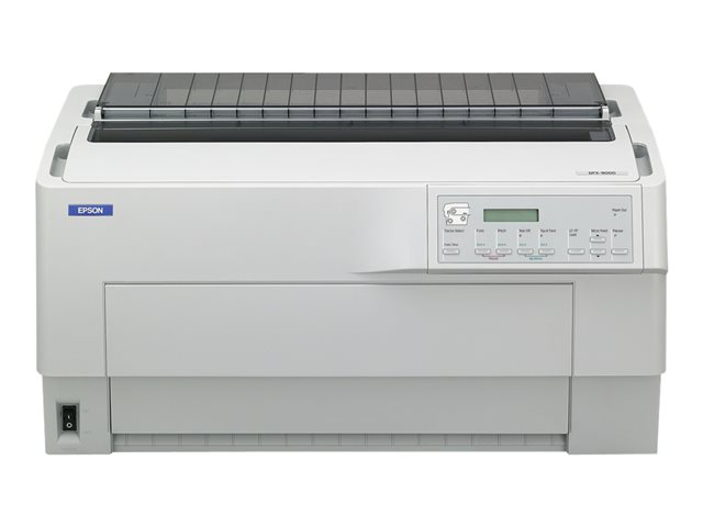 Epson DFX 9000N - Printer - B/W - dot-matrix - 419.1 mm (width) - 240 x 144 dpi - 9 pin - up to 1550 char/sec - parallel, USB, LAN, serial