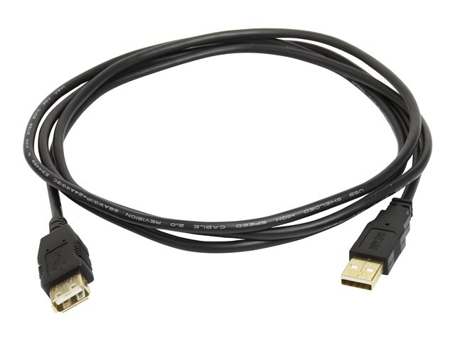 Ergotron - USB extension cable - USB (M) to USB (F) - 1.8 m - black - for P/N: 45-353-026, 45-354-026