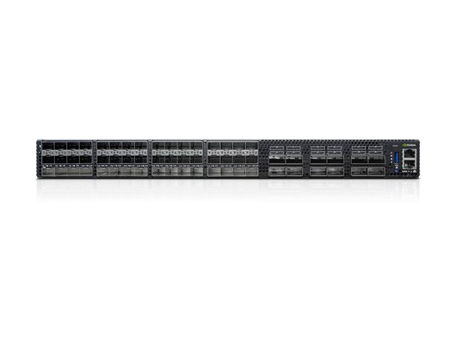 HPE 25GbE 48SFP28 12QSFP28 Power to Connector Airflow Switch SN3420M with NVIDIA Cumulus