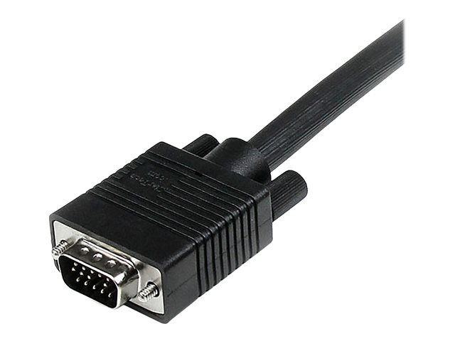 StarTech.com 2m Coax High Resolution Monitor VGA Video Cable HD15 M/M - VGA cable - HD-15 (VGA) (M) to HD-15 (VGA) (M) - 2 m - molded - black