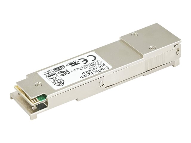 StarTech.com Cisco QSFP-40G-SR4 Compatible QSFP+ Module 40GBASE-SR4, 40GbE Multimode Fiber MMF Optic Transceiver, 40GE Gigabit Ethernet MPO Connector, 150m, 850nm, DDM, Cisco Firepower - Lifetime Warranty (QSFP40GSR4ST) - QSFP+ transceiver module (equivalent to: Cisco QSFP-40G-SR4) - 40 Gigabit LAN - 40GBASE-SR4 - MPO multi-mode - up to 150 m - 850 nm