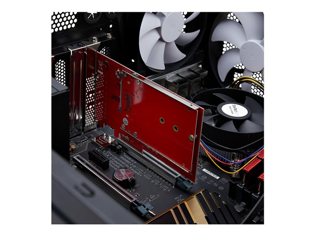 StarTech.com M.2 to U.3 Adapter, For M.2 NVMe SSDs, PCIe M.2 Drive to 2.5inch U.3 (SFF-TA-1001) Host Adapter/Converter, TAA Compliant - 2.5\" Drive Form Factor (1M25-U3-M2-ADAPTER) - Interface adapter - M.2 - M.2 NVMe Card / PCIe 4.0 (NVMe) - U.3 - re