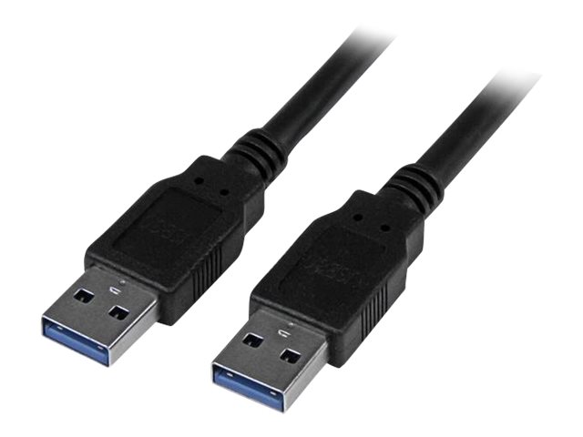 StarTech.com 3m 10 ft USB 3.0 Cable - A to A - M/M - Long USB 3.0 Cable - USB 3.1 Gen 1 (5 Gbps) (USB3SAA3MBK) - USB cable - USB Type A (M) to USB Type A (M) - USB 3.0 - 3 m - molded - black - for P/N: HB30C1A1CPD, HB30C3A1CFBW, HB30C3A1CST, HB30C5A2CSC, HB30C5A2CST, SV231DPU34K
