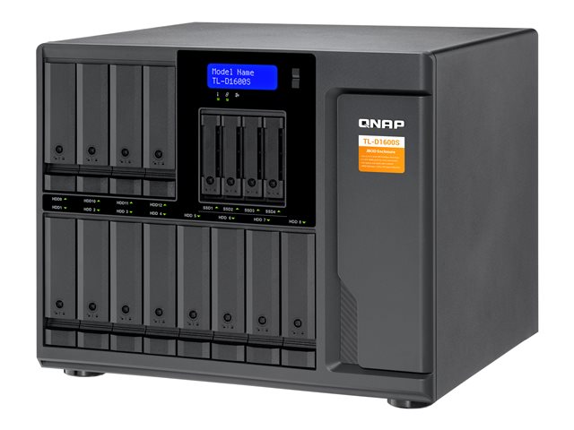 QNAP TL-D1600S - Hard drive array - 16 bays (SATA-600) - SATA 6Gb/s (external)