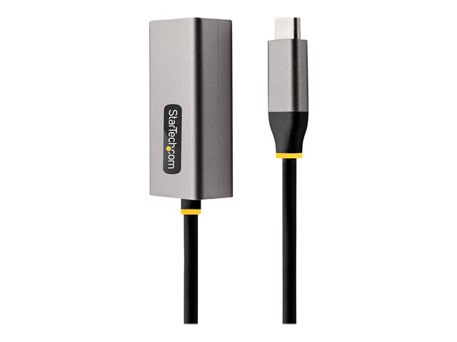 StarTech.com USB-C to Ethernet Adapter, 10/100/1000 Mbps, Gigabit Network Adapter w/ ASIX AX88179A Chip, 1ft/30cm Cable, USB Type C to RJ45 Ethernet Dongle, USB C to LAN Adapter, Windows/macOS/Linux/ChromeOS (US1GC30B2) - Network adapter - USB-C - Gi