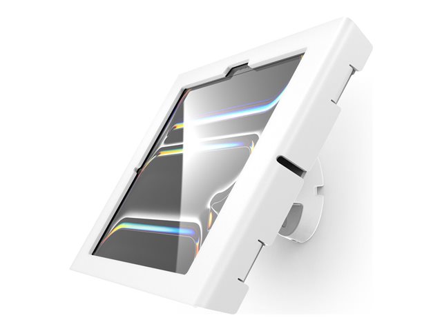 Compulocks iPad Pro M4 11\" (2024) Apex Enclosure Tilting Wall Mount - Mounting kit (mount, enclosure) - exposed front/back camera - for tablet - lockable - aluminium, metal frame - white - screen size: 11\" - wall-mountable - for Apple 11-inch iPad Pro Wi-Fi, Wi-Fi + Cellular
