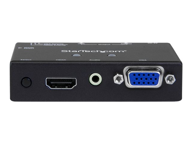 StarTech.com 2x1 VGA + HDMI to VGA Converter Switch w/ Priority Switching - Multi-format VGA and HDMI to VGA Selector - 1080p (VS221HD2VGA) - Video/audio switch - desktop - for P/N: SVA5N3NEUA