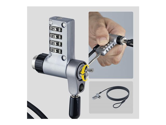 10-Pack 3-in-1 Dual-Access Laptop Lock