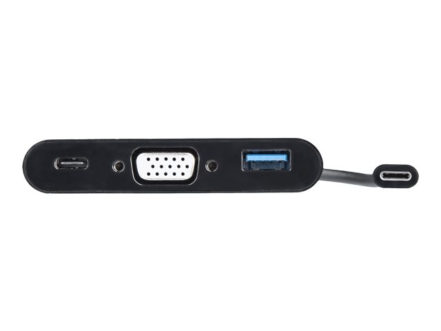 StarTech.com USB-C VGA Multiport Adapter - USB-A Port - with Power Delivery (USB PD) - USB C Adapter Converter - USB C Dongle (CDP2VGAUACP) - Docking station - USB-C / Thunderbolt 3 - VGA