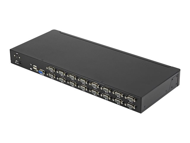 StarTech.com 16 Port Rackmount USB KVM Switch Kit with OSD and Cables - 1U (SV1631DUSBUK) - KVM switch - 16 x KVM port(s) - 1 local user - desktop - for P/N: RK2537BKM, RK3236BKF, RK4236BKB, RK4242BK24, RK4242BK30, RKCONS1701, RKCONS17HD