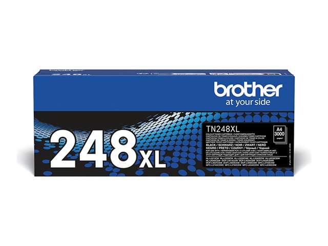 Brother TN248XLBK - High Yield - black - original - box - toner cartridge - for Brother DCP-L3520, DCP-L3560, HL-L3220, HL-L3240, HL-L8240, MFC-L3760, MFC-L8390