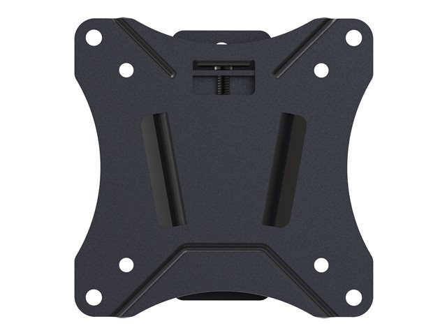 VISION Monitor Tilting Wall Mount - LIFETIME WARRANTY - fits display 10-34\" with VESA sizes 75 x 75 or 100 x 100 - tilt -3 to 12 degrees - thumbscrews used to fix display for fast assembly - landscape or portrait - SWL 25 kg / 55 lb - black