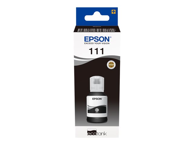 Epson 111 - 120 ml - XL - black - original - ink refill - for EcoTank ET-M1140, M1170, M1180, M2120, M2170, M3140, M3180, M1100, M1170, M3170, M3180
