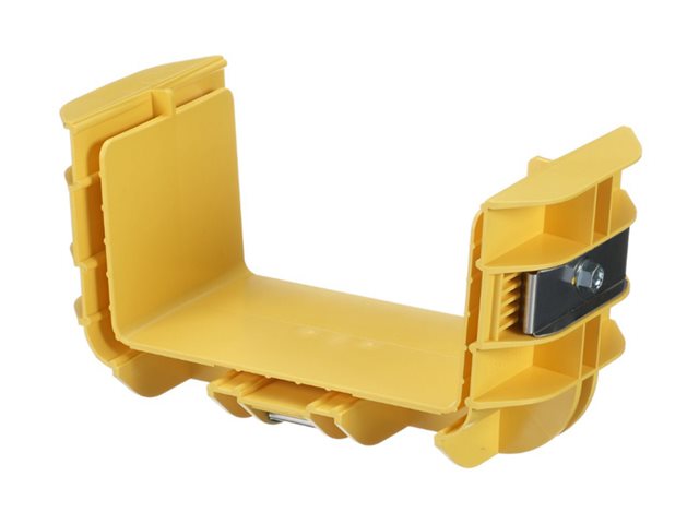 Panduit FiberRunner QuikLock - Cable raceway joint coupler - yellow