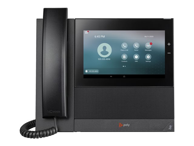 Poly CCX 600 Business Media Phone with Open SIP and PoE-enabled - Replaces Poly SKU 2200-49780-025