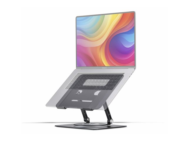 StarTech.com - Notebook stand - 360° rotating base - desktop - silver