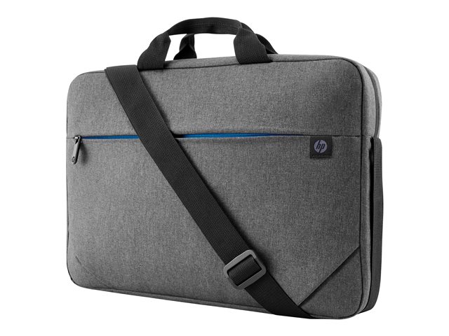 HP Prelude Top Load - Notebook carrying case - 15.6\" - black & grey, blue zipper - for HP 24X G8, 25X G8, ProBook 440 G7, 445 G8, 44X G9, 455 G8, 45X G9, 635, Fortis 14 G9