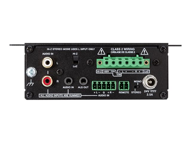 Crestron X-Series AMP-X50MP - Amplifier - 2 x 25 Watt - black