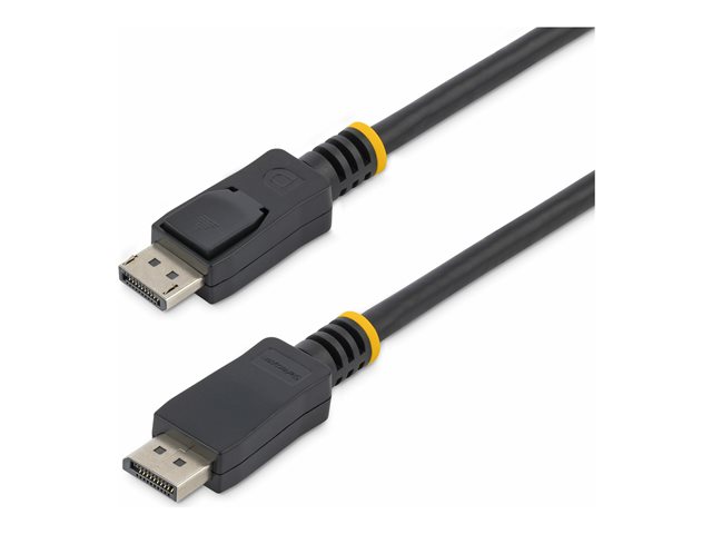 StarTech.com 3m Certified DisplayPort 1.2 Cable M/M with Latches DP 4k - DisplayPort cable - DisplayPort (M) to DisplayPort (M) - 3 m - latched, molded - black