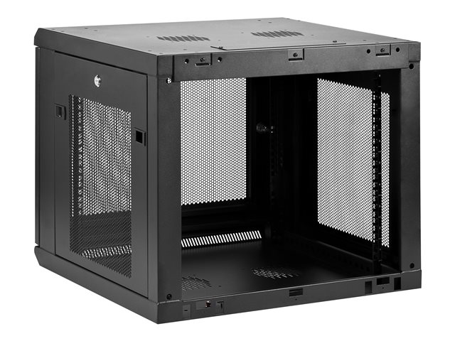 StarTech.com \"9U Wall Mount Server Rack Cabinet - 4-Post Adjustable Depth (2\"\" to 19\"\") Network Equipment Enclosure with Cable Management (RK920WALM)\" - Rack enclosure cabinet - wall mountable - black - 9U