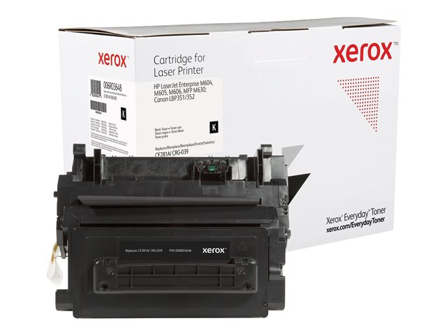 Everyday - Black - compatible - toner cartridge (alternative for: Canon CRG-039, HP CF281A) - for Canon imageCLASS LBP351, LBP352, Satera LBP351, HP LaserJet Enterprise M632, MFP M630