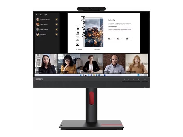 Lenovo ThinkCentre Tiny-in-One 22 Gen 5 - LED monitor - 22\" (21.5\" viewable) - 1920 x 1080 Full HD (1080p) @ 60 Hz - IPS - 250 cd/m² - 1000:1 - 4 ms - HDMI, DisplayPort - speakers - black