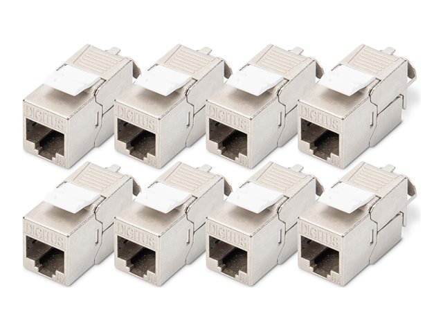 CAT 6A Keystone Jack shielded 8 pcs.