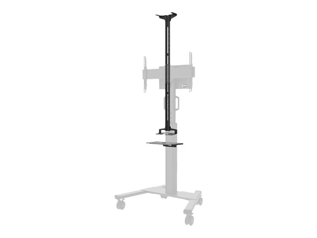 Neomounts AV1-825BL - Mounting component (camera shelf, shelf) - for video bar - steel - black - cart mountable - for P/N: FL50S-825BL1, FL50S-825WH1