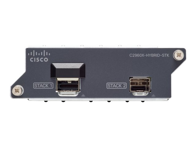 Cisco FlexStack-Extended Hybrid - Network stacking module - refurbished - for Catalyst 2960, 2960L-16, 2960L-24, 2960L-48, 2960X-24, 2960X-48, 2960XR-24, 2960XR-48