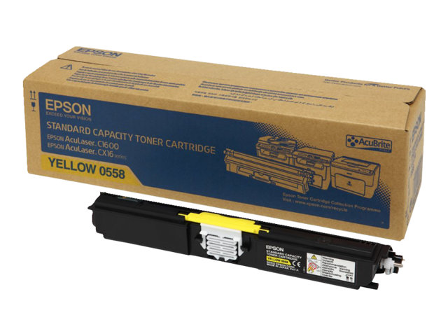 Epson - Yellow - original - toner cartridge - for AcuLaser C1600, CX16, CX16DNF, CX16DTNF, CX16NF