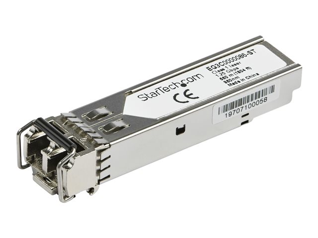 StarTech.com Citrix EG3C0000086 Compatible SFP Module, 1000BASE-SX, 1GbE Multimode Fiber MMF Optic Transceiver, 1GE Gigabit Ethernet SFP, LC Connector, 550m, 850nm, DDM, Mini GBIC Module - Lifetime Warranty (EG3C0000086-ST) - SFP (mini-GBIC) transceiver module (equivalent to: Citrix EG3C0000086) - GigE - 1000Base-SX - LC multi-mode - up to 550 m - 850 nm
