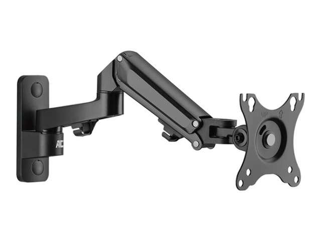 Gas spring monitor arm wallmount