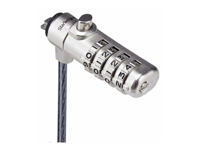 StarTech.com Slim Lock Noble Wedge Slot Compatible, 6.6ft Locking Cable - Security cable lock - 2 m