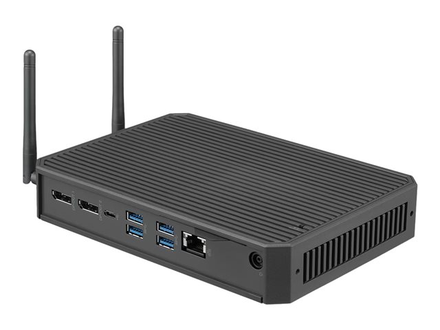 LG CQ601N-6P - Thin client - USFF 1 x Pentium Silver N6005 / up to 3.3 GHz - RAM 8 GB - flash - eMMC 16 GB - UHD Graphics - Gigabit Ethernet, IEEE 802.11ax (Wi-Fi 6) - no OS - monitor: none