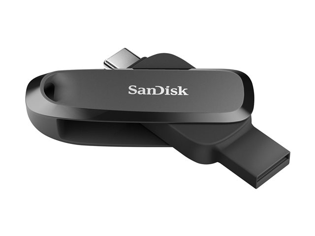 SanDisk Phone - USB flash drive - 128 GB - USB 3.2 Gen 1 / USB-C - black