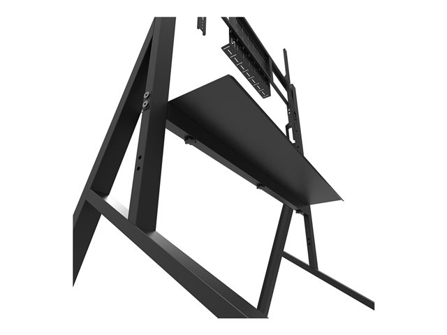 Neomounts FL50-525BL1 - Cart - sturdy - for flat panel - floor stand - lockable - steel - black - screen size: 55\"-86\"