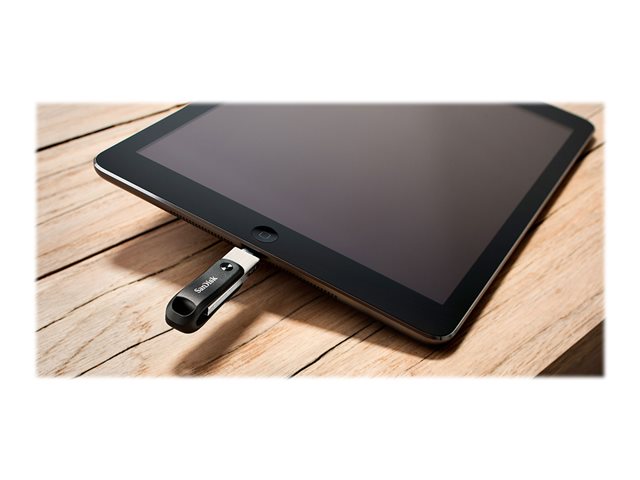 SanDisk iXpand Go - USB flash drive - 128 GB - USB 3.0 / Lightning