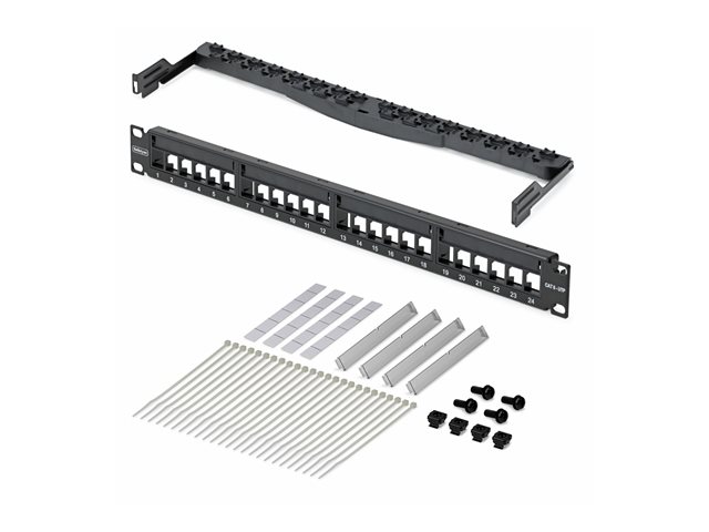 24 Port 1U Blank Keystone Patch Panel