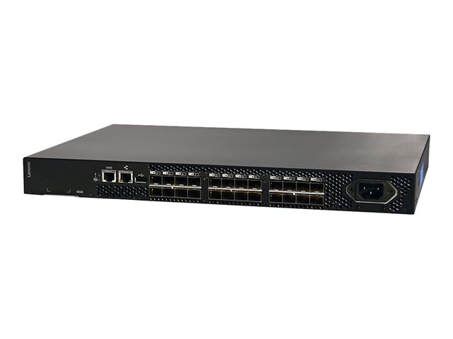 Lenovo B300 FC SAN - Switch - Managed - 8 x 8Gb Fibre Channel SFP+ - desktop, rack-mountable