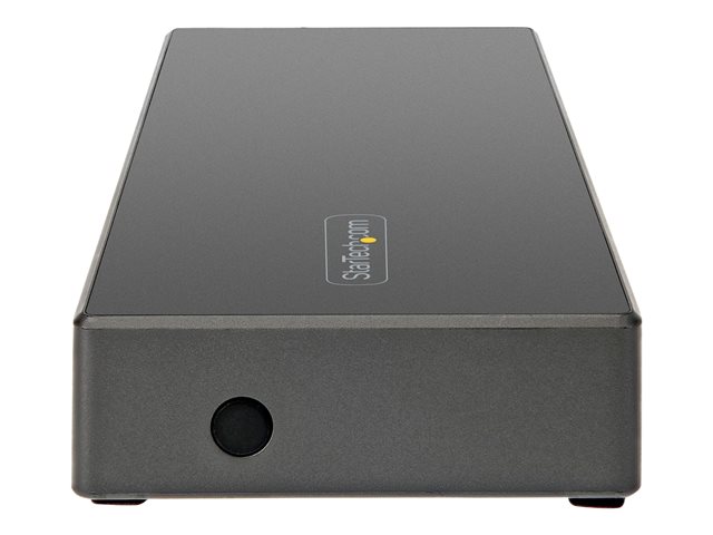 StarTech.com USB C Dock - Triple 4K Monitor USB Type-C Docking Station - 100W Power Delivery - DP 1.4 Alt Mode & DSC, 2x DisplayPort 1.4/HDMI 2.0 - 6xUSB (2x 10Gbps) - Windows/Chrome - Docking station - USB-C - 2 x DP, HDMI - 1GbE - 100 Watt